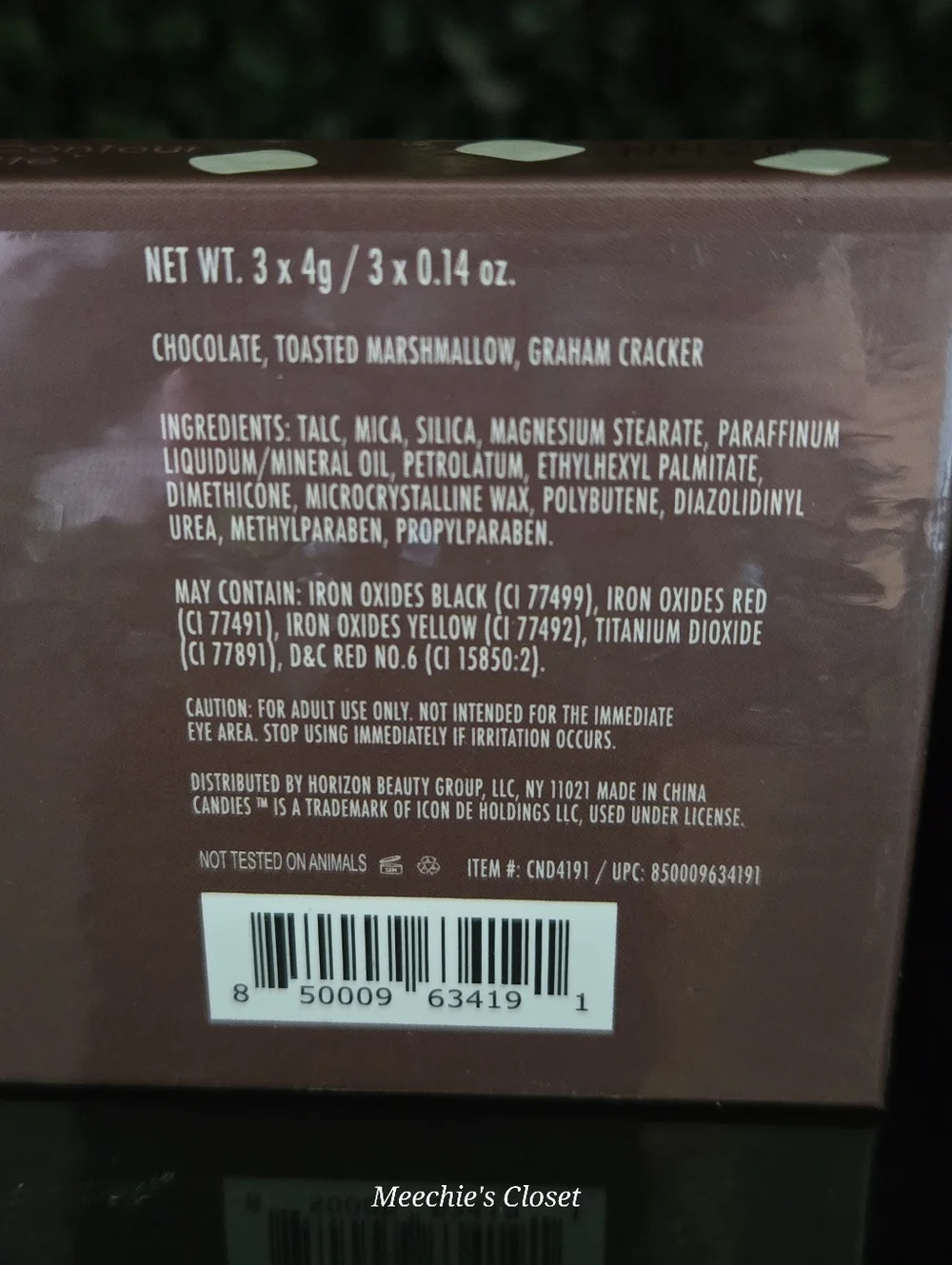 Candie's Beauty Parlor S'mores 3-in-1 Contour Palette - NWOB
